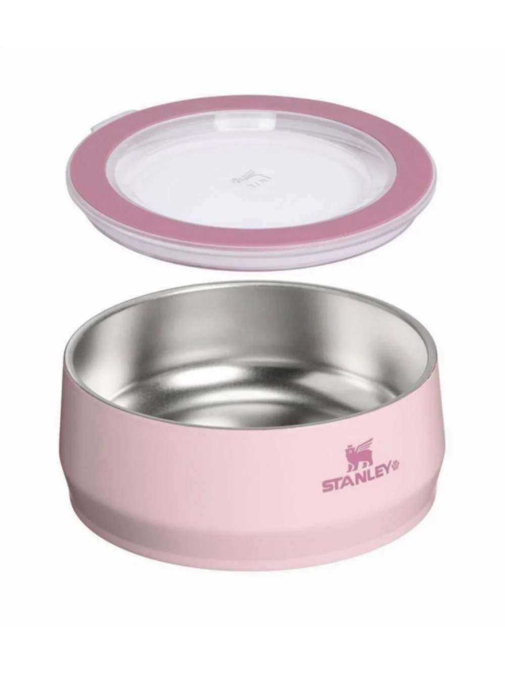 Stanley 3 Cup Stainless Steel Pet Bowl - Pink Dogwood Western